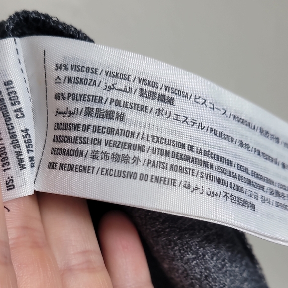 Abercrombie & Fitch Women Long Sleeve Shirt Size XS/S Gray Oversized Tunic Grey - Picture 5 of 11